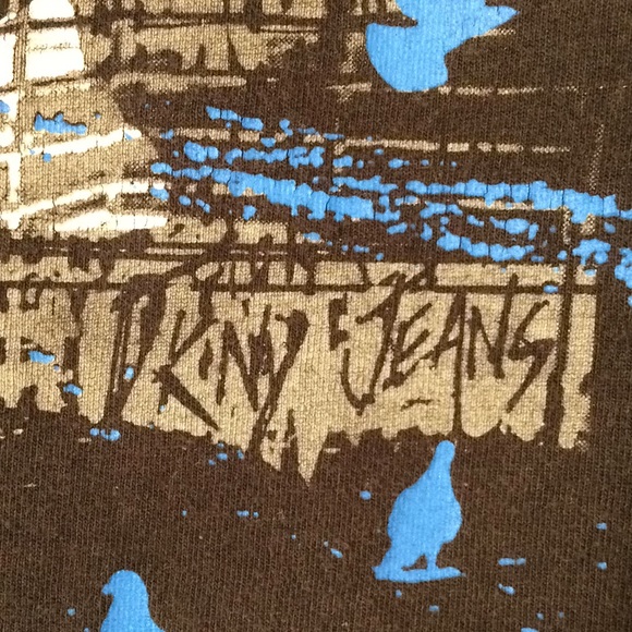 DKNY jeans short sleeve black T-shirt ( 186) - Picture 2 of 4